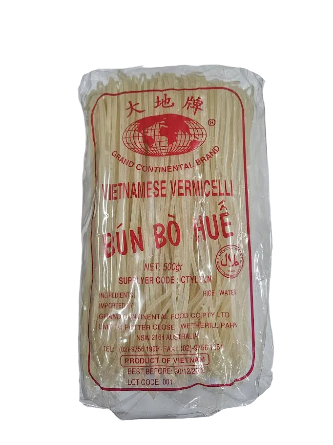 GRAND CONTINENTAL BRAND Vietnamese vermicelli Bun Bo Hue 500g