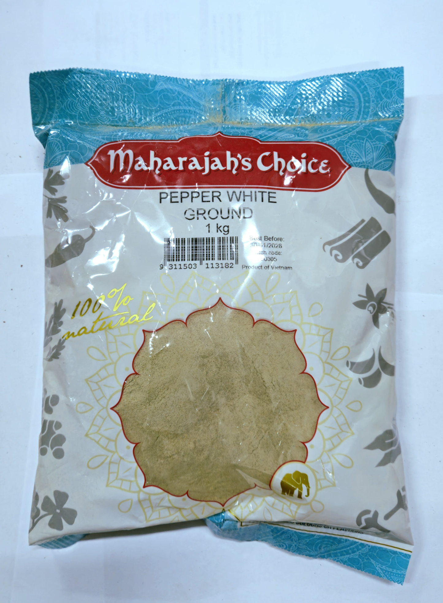 Pepper white ground 1kg