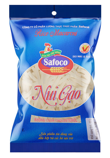 SAFOCO Rice macaroni (big tube) 400g