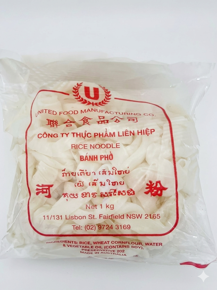 UNITED Rice noodle 1kg (bigcut)