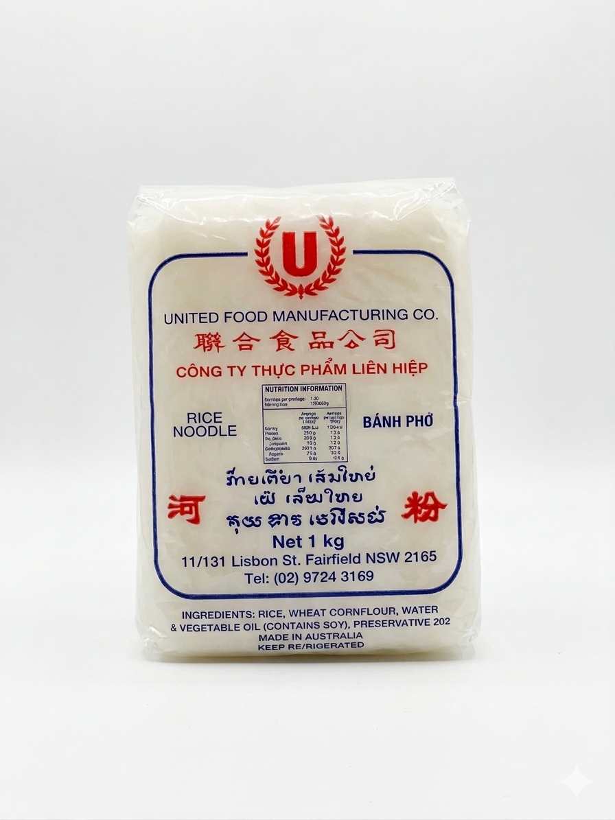 UNITED Rice noodle 1kg (uncut)
