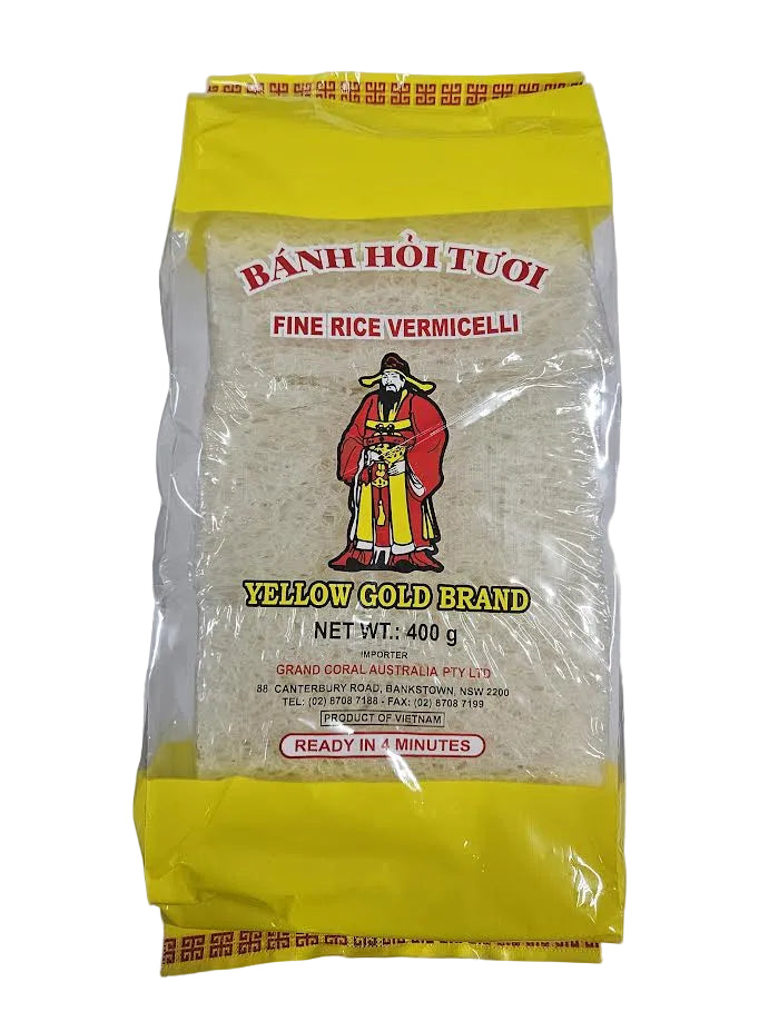 YELLOW GOLD BRAND Fine rice vermicelli 400g