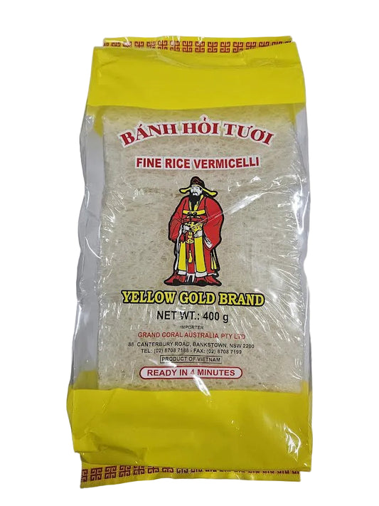 YELLOW GOLD BRAND Fine rice vermicelli 400g