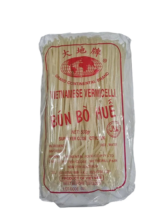 GRAND CONTINENTAL BRAND Vietnamese vermicelli Bun Bo Hue 500g