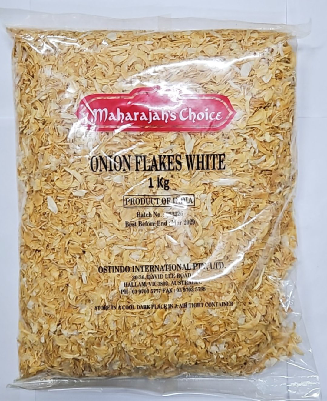 Dried Onion flake white 1kg