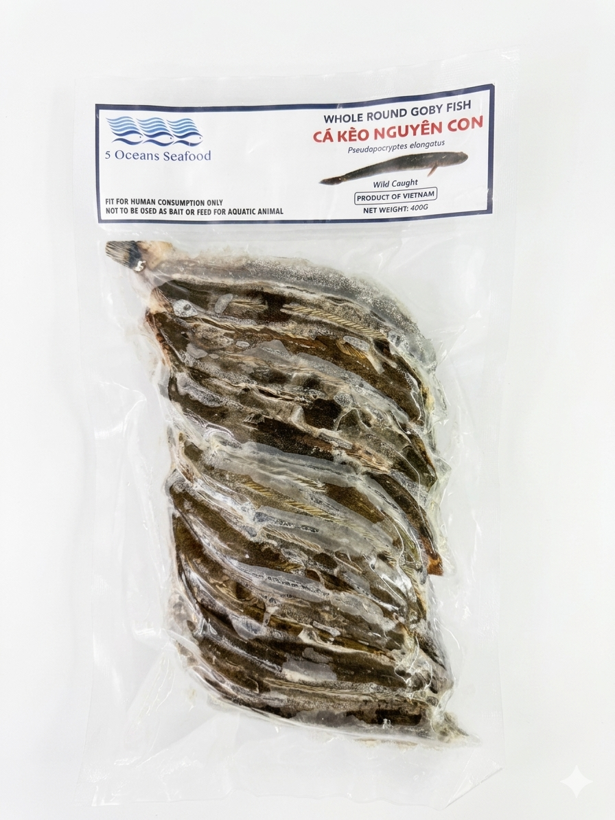 Frozen Whole Round Goby Fish 400g - Ca keo